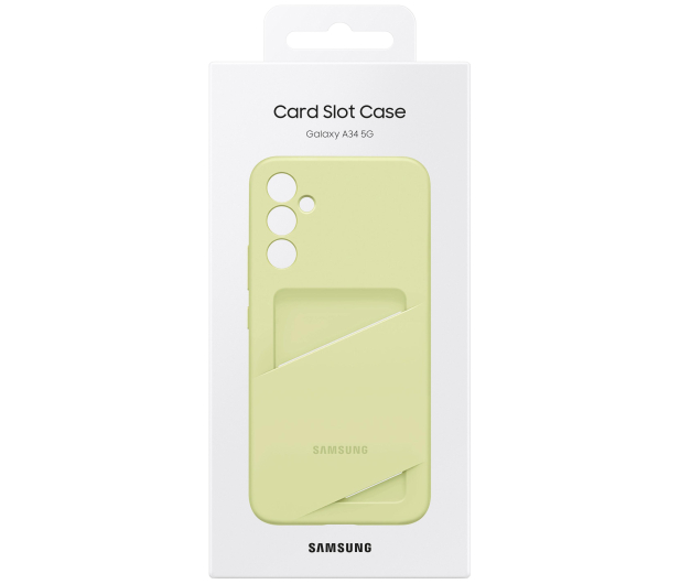 Samsung Card Slot Case do Galaxy A34 limonkowe - 1127976 - zdjęcie 6
